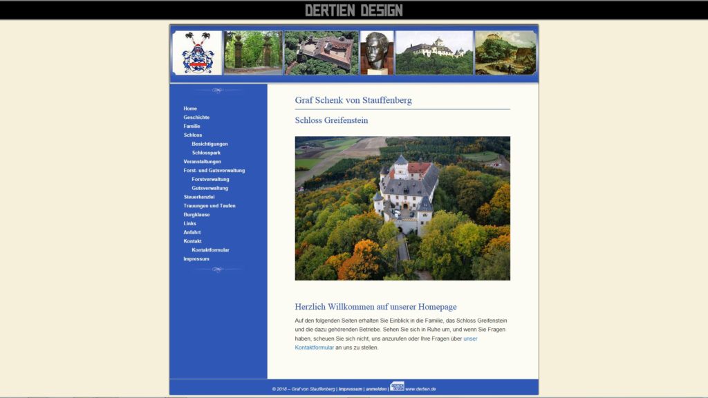 Schloss <strong><a href="http://schloss-greifenstein.de/" target="_blank" rel="noopener">Greifenstein</a></strong> / Graf Schenk von Stauffenberg