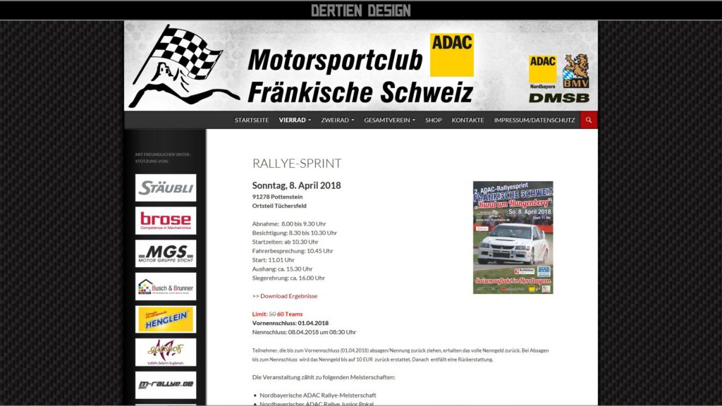 Motorsportclub <strong><a href="http://msc-fr-schweiz.de/" target="_blank" rel="noopener">MSC Fränkische Schweiz</a></strong> aus Hollfeld